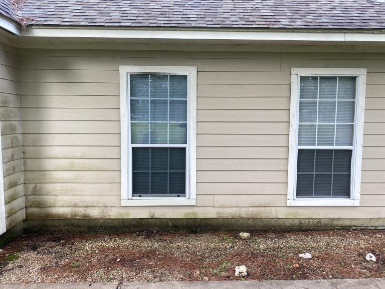 siding before